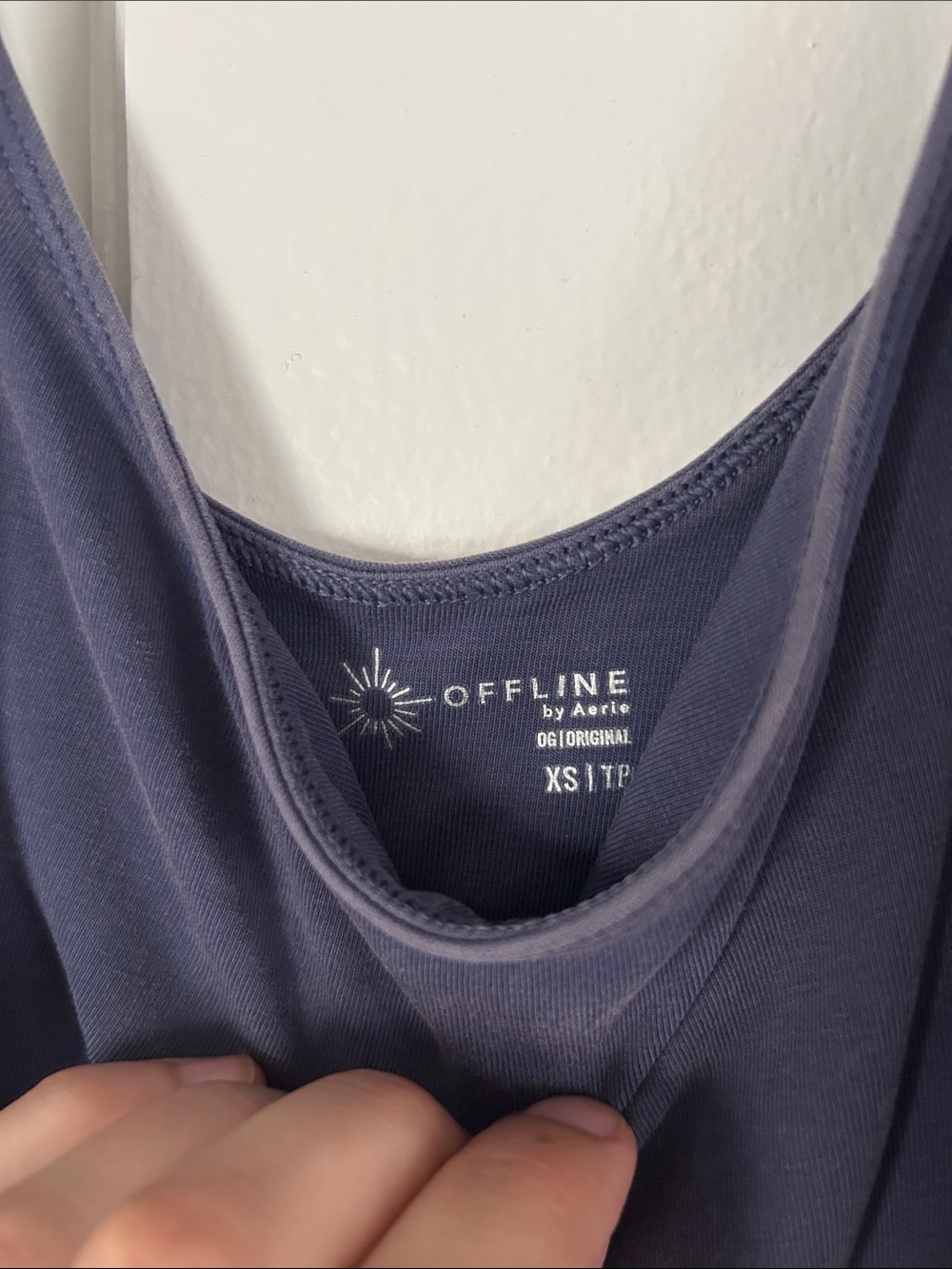 aerie Dusty Blue/Purple Unitard NWOT - Picture 3 of 5